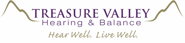 Treasure Valley Hearing & Balance logo linked to website Treasure Valley Hearing & Balance logo linked to website