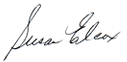 Signature of Susan Elcox Signature of Susan Elcox